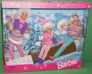 Mattel - Barbie - Winter Holiday - Sleddin' Fun Barbie, Skipper, Stacie & Kelly